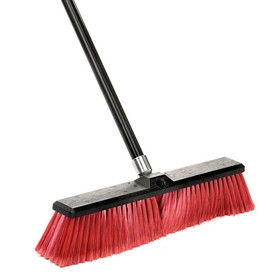 Alpine Industries 460-18-2-3 18" Smooth Surface Push Broom, Pack of 3