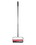 Alpine Industries 469-RED Triple Brush Floor and Carpet Sweeper, Red