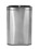 Alpine Industries 470-R-40L 40 Liter / 10.5 Gal Slim Brushed Stainless Steel open Trash Can Dual Compartment