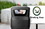 Alpine Industries 474-16 Outdoor/Indoor Trash Can, Black, 16-Gallon Capacity