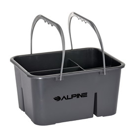 Alpine Industries 486-4 Plastic Cleaning Caddy, 4-Compartment