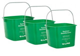 Alpine Industries 8 Qt. Red Cleaning Pail, 3 pk