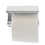 Alpine Industries Single Toilet Paper Holder with Shelf Storage Rack