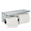 Alpine Industries Double Toilet Paper Holder with Shelf Storage Rack