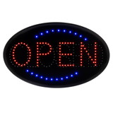 Alpine Industries 497-09 LED Open/Closed Sign, Oval 23