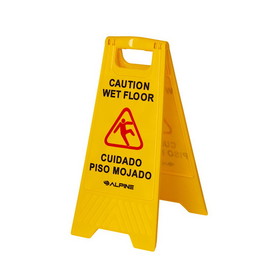 Alpine Industries 24" Caution Wet Floor Sign