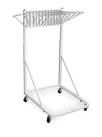Adir Corp. Vertical File Rolling Stand With 12 Brackets