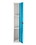 Adir Corp. 629-201-BLU Large blue locker 1 door, 2 shelves, 2 hooks