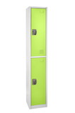 Adir Corp. 629-202-GRN Large green locker with 2 doors 2 hooks