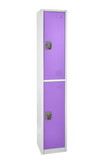 Adir Corp. 629-202-PUR Large purple locker with 2 doors 2 hooks