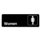 Alpine Industries ALPSGN-19 Women's Restroom Sign, 3