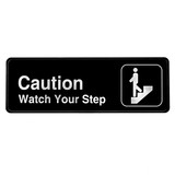 Alpine Industries ALPSGN-26 Caution - Watch your Step Sign, 3