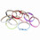 TOPTIE 20PCS 8mm Leather Slide Bracelet Wristband Adjustable Strap Band for Slide Letters DIY Supply