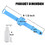 TOPTIE 3 Sets Hand Sanitizer Silicone Wristband, Refillable & Wearable Sanitizing Gel or Lotion Holder, Portable Travel Dispenser Silicone Bracelet for Adults, Teens, Kids