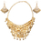 BellyLady Belly Dance Gypsy Jewelry, Gold Necklace & Earrings, Halloween Gift