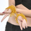 BellyLady Belly Dance Gold Elastic Bracelets / Wrist Bands, Price/Pair