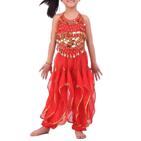 BellyLady Kid Children Belly Dance Costume, Harem Pants & Halter Top Sets