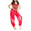 BellyLady Children Tribal Belly Dance Costume, Harem Pants & Top Sets, Rose red