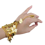 TopTie Belly Dance Triangle Bracelet Gypsy Jewelry, 1 Pair