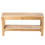ARB Teak & Specialties BEN536 - Coach shower bench 36" (90 cm) with shelf