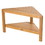 ARB Teak & Specialties BEN558 - Fiji corner shower bench 31" (80 cm) with shelf