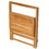 ARB Teak & Specialties BEN560 - Folding shower bench 16" (40 cm) with handle