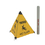 Handy Cone 17176I Caution Wet Floor English w/Tube, Yellow/18", Price/each