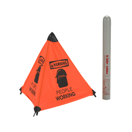 Handy Cone 17178I Warning People Working  w/tube/Orange /18"