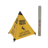 Handy Cone 17194I Caution Wet Floor English/Spanish w/tube/Yellow/18
