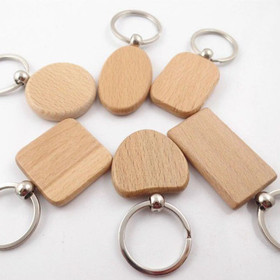 Muka Custom Wooden Key Chains, Personalized Engraved Room Keyrings