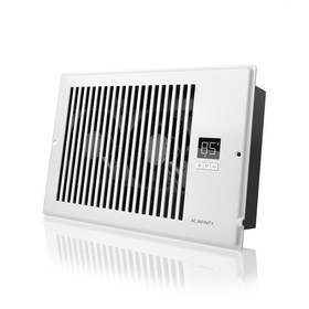 AC Infinity AIRTAP T6, Quiet Register Booster Fan System, White, for 6" x 10" Registers