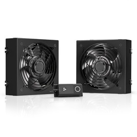 AC Infinity Rack Roof Fan Kit, Dual Cooling-Fans with Speed Controller