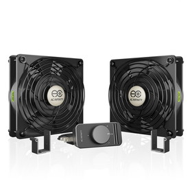 AC Infinity AXIAL S1225D, Muffin 120V AC Cooling Fan, Dual 120mm x 120mm x 25mm