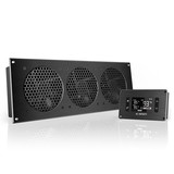 AC Infinity AIRPLATE T9, Home Theater and AV Quiet Cabinet Cooling Fan System, 18 Inch
