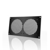AC Infinity Cabinet Passive Ventilation Grille Black, 12 Inch