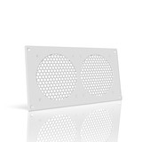 AC Infinity Cabinet Ventilation Grille White, 12 Inch