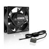 AC Infinity AXIAL 1238W, 120V AC Muffin Fan with Wire-Leads Adapter, 120mm x 38mm High Speed