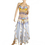 BellyLady Gypsy Belly Dance Costume, Tribal Bra, Belt and Lotus Leaf Skirt Set