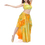 BellyLady Gypsy Belly Dance Costume, Tribal Tie-dye Belly Dance Top And Skirt