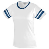 Augusta Sportswear 1275 Ladies Junior Fit Cotton/Spandex Camp Tee