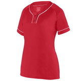 Augusta Sportswear 1670 Ladies Overpower Two-Button Jersey