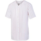 Custom Augusta Sportswear 1686 Youth Pinstripe Full Button Baseball Jersey