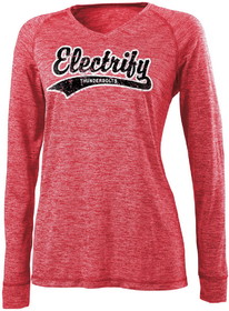 Holloway 222717 Ladies Electrify 2.0 Shirt V-Neck Long Sleeve