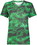 Dark Green Shockwave Print