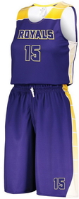 Holloway 22S319 Ladies Decorated Reversible Basketball Short