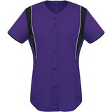High Five 312142 Ladies Faux Front Jersey