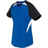 High Five 312172 Ladies Galaxy Full Button Jersey