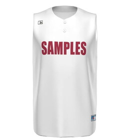 Russell Athletic 35SVTS FreeStyle Sublimated Sleeveless Two-Button Performance Mesh Baseball Jersey