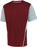 Russell 3R6X2B Youth Two-Button Placket Jersey