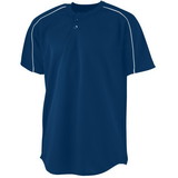 Augusta Sportswear 586 Youth Wicking Two-Button Baseball Jersey